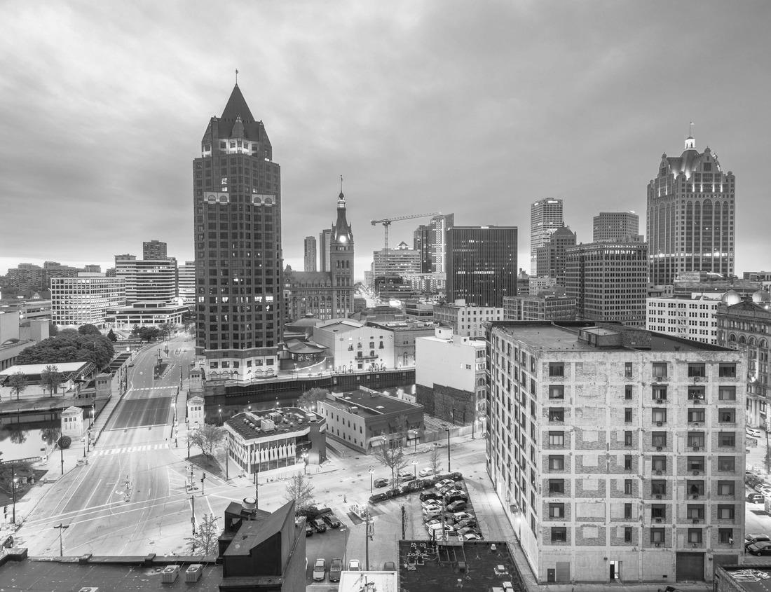 Noah Jigsaw Puzzle Chioggia city in Venetian lagoon, water canal and church. Veneto, Italy in black white 1000 pieces