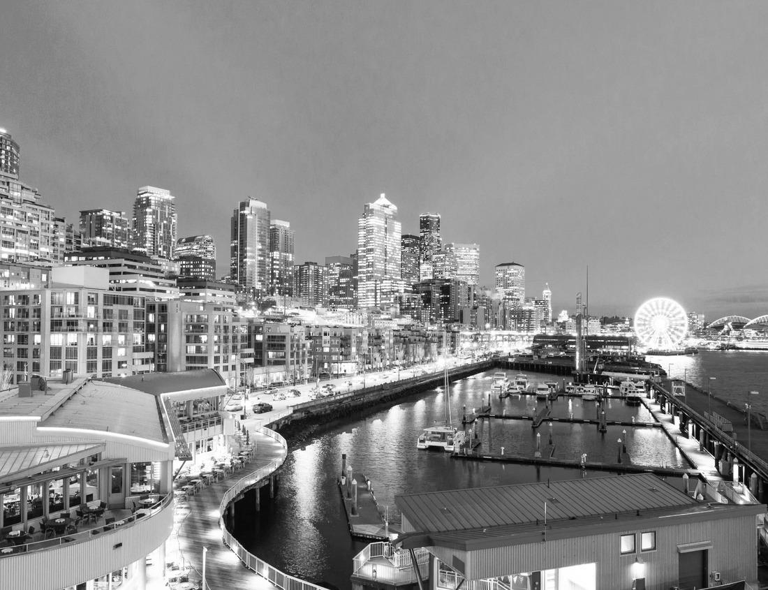 Noah Jigsaw Puzzle Dragon Eye in Hachimantai, Iwate Prefecture in black white 1000 pieces