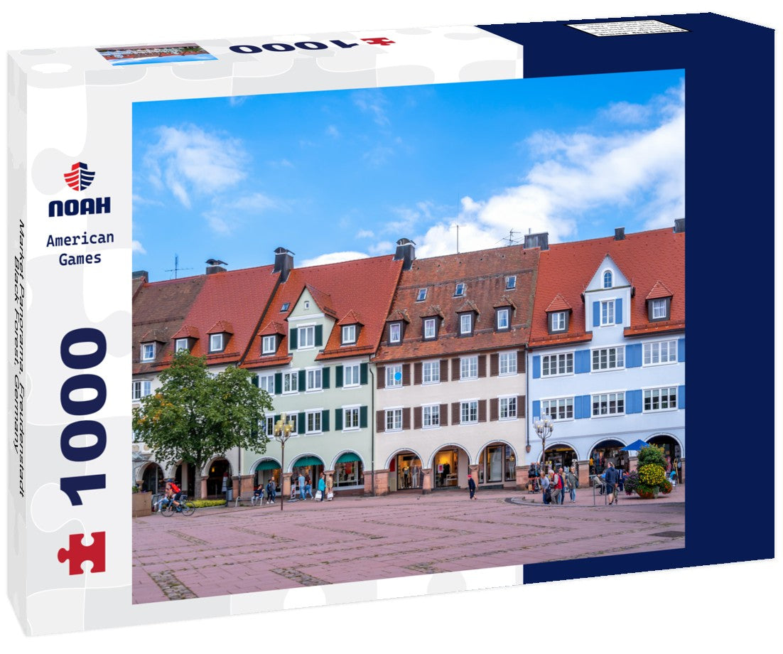 Noah Jigsaw Puzzle Market Panorama, Freudenstadt, Black Forest, Germany 1000 pieces