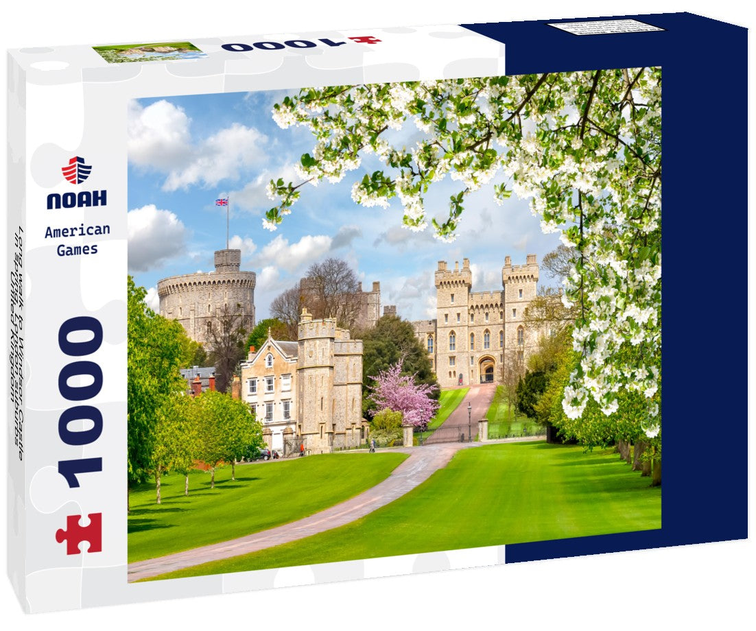 Noah Jigsaw Puzzle Long walk to Windsor Castle in spring, London suburbs, United Kingdom 1000 pieces