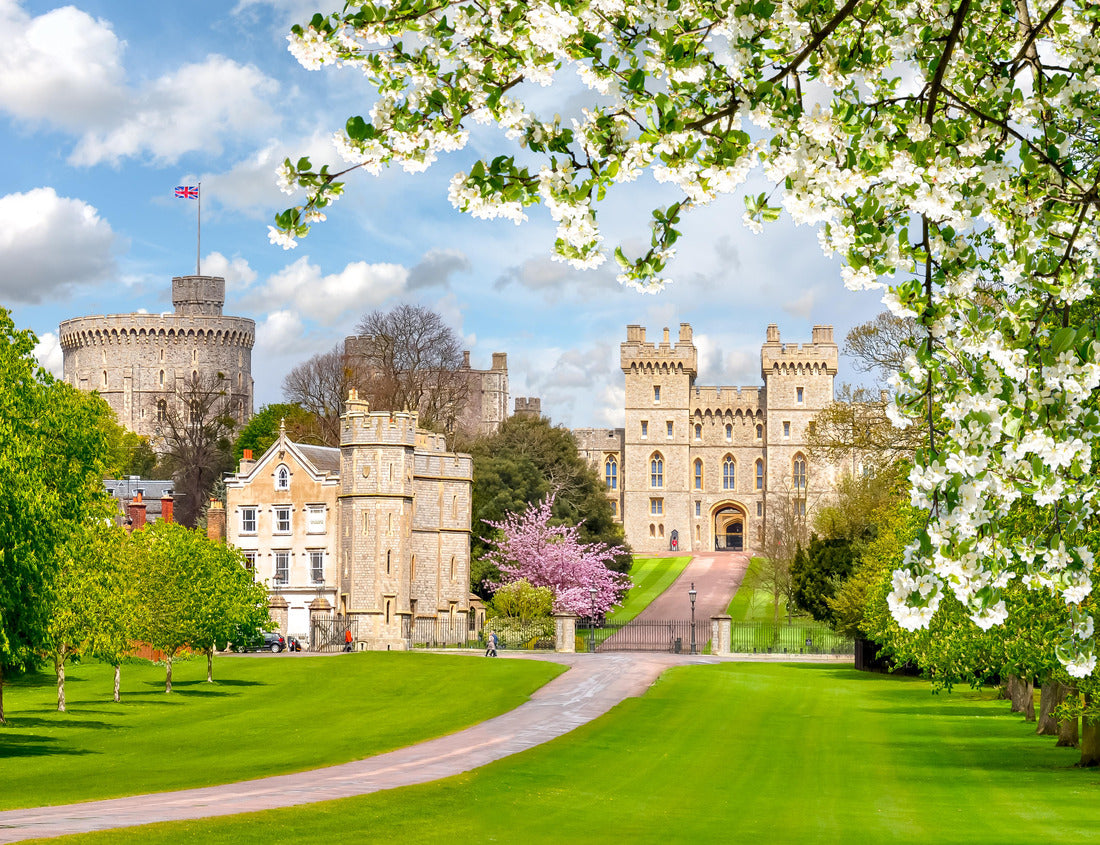 Noah Jigsaw Puzzle Long walk to Windsor Castle in spring, London suburbs, United Kingdom 1000 pieces