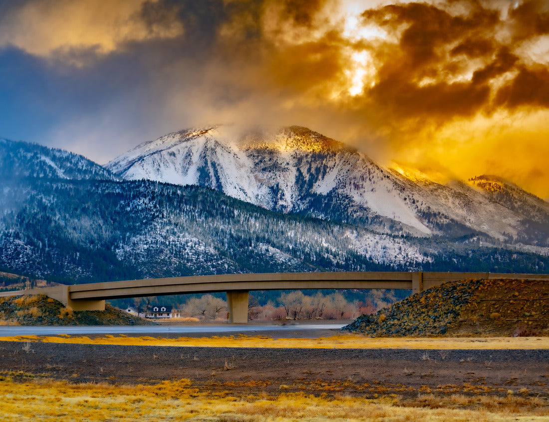 Noah Jigsaw Puzzle Image of a storm rolling through Slide Mountain, in Washoe Valley Nevada. Near Reno Nevada 1000 pieces