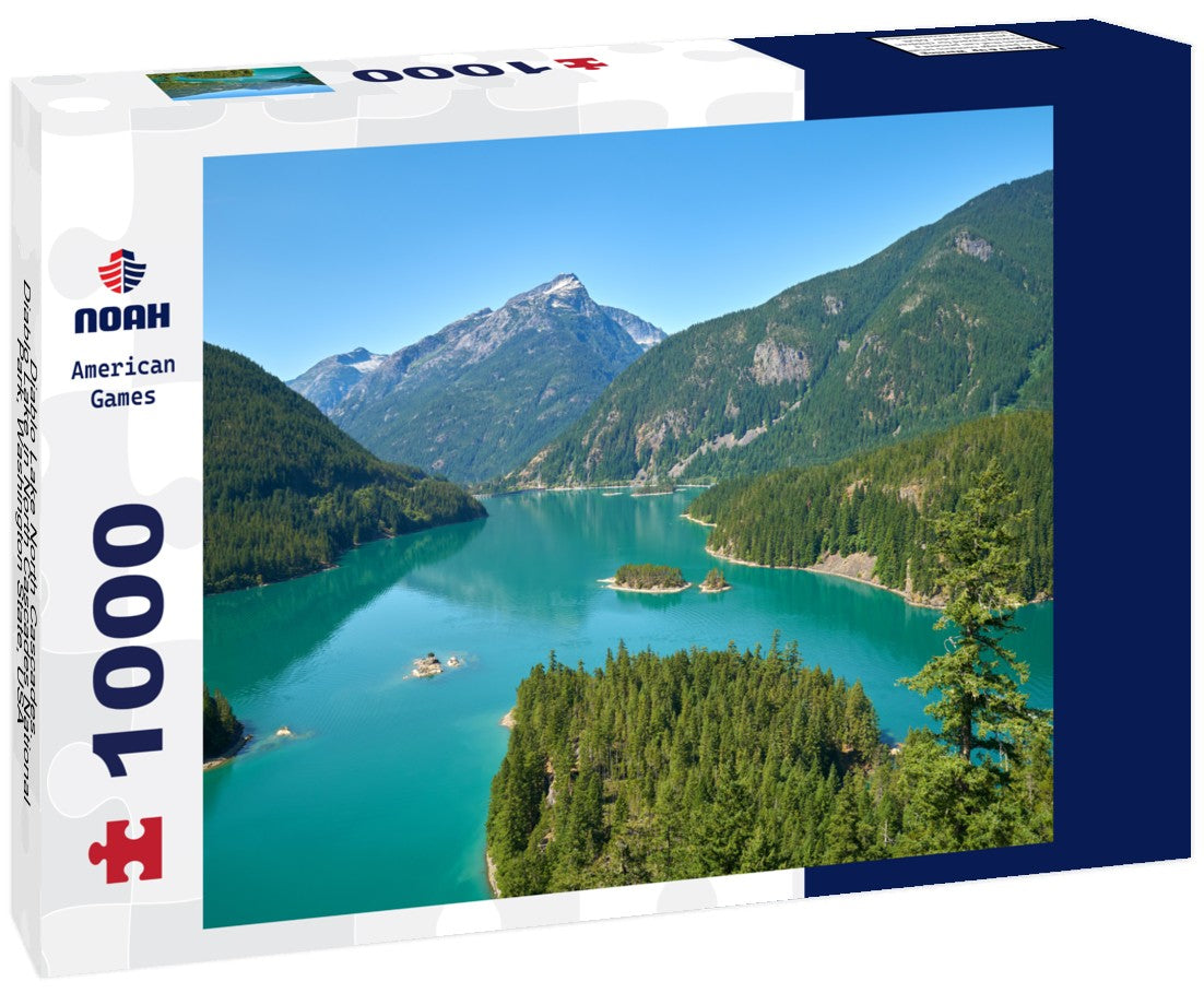 Noah Jigsaw Puzzle Diablo Lake North Cascades. Diablo Lake in North Cascades National Park, Washington State, USA 1000 pieces