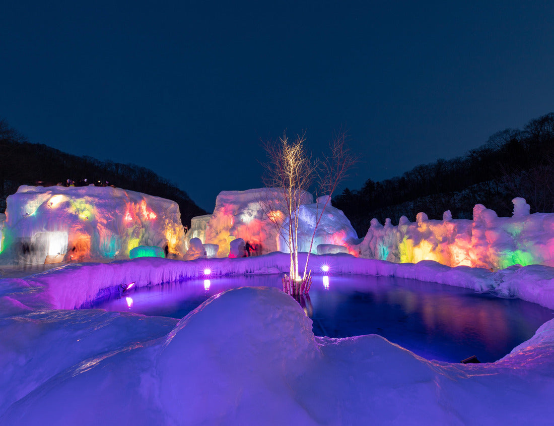 Noah Jigsaw Puzzle Ice pillar festival in Lake Shikotsu in Hokkaido 1000 pieces