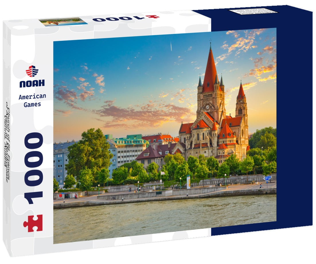 Noah Jigsaw Puzzle Church of St. Francis of Assisi at Mexikoplatz, Vienna, Austria 1000 pieces