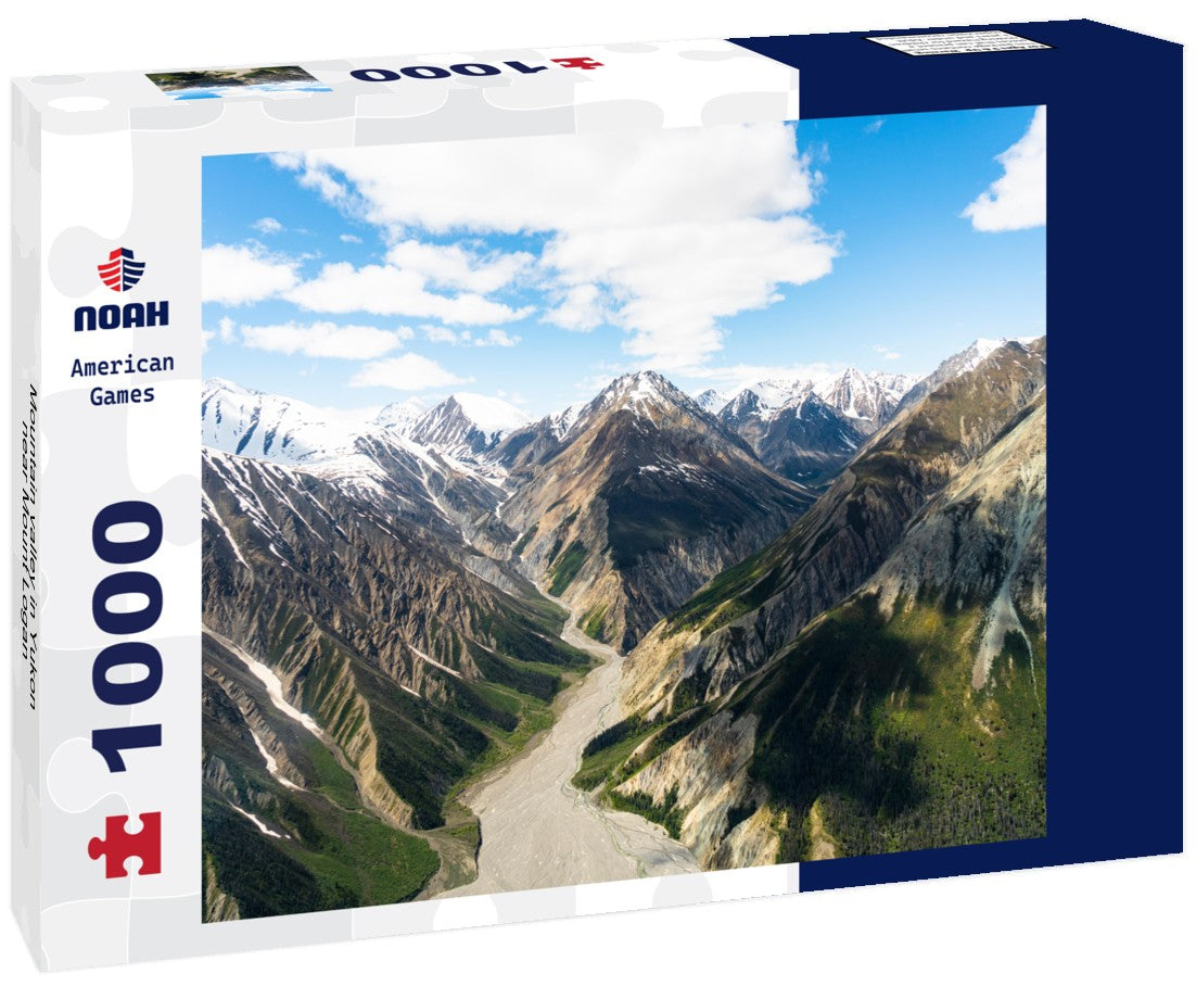 Noah Jigsaw Puzzle Mountain valley in Yukon, near Mount Logan 1000 pieces