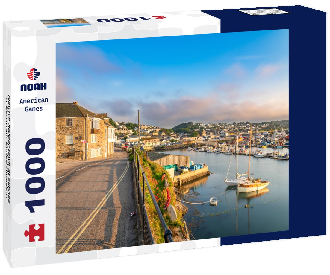 Noah Jigsaw Puzzle Newlyn harbor town at sunrise in Cornwall. United Kingdom 1000 pieces