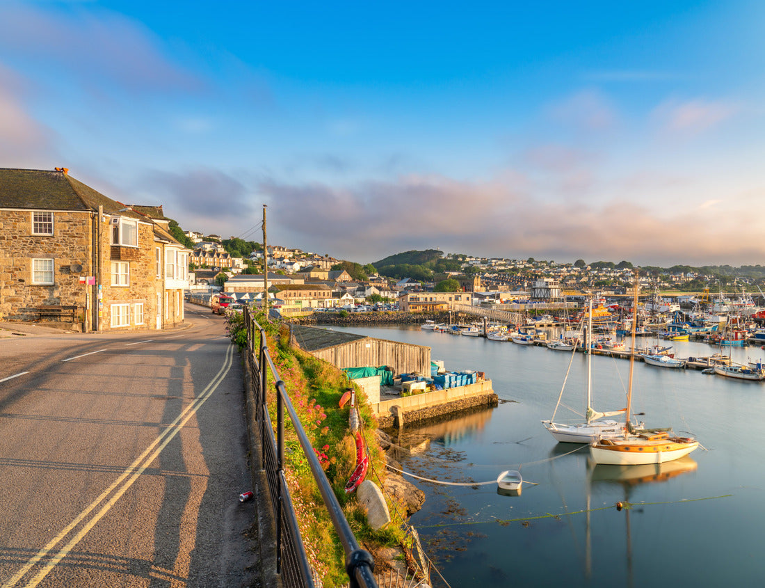 Noah Jigsaw Puzzle Newlyn harbor town at sunrise in Cornwall. United Kingdom 1000 pieces