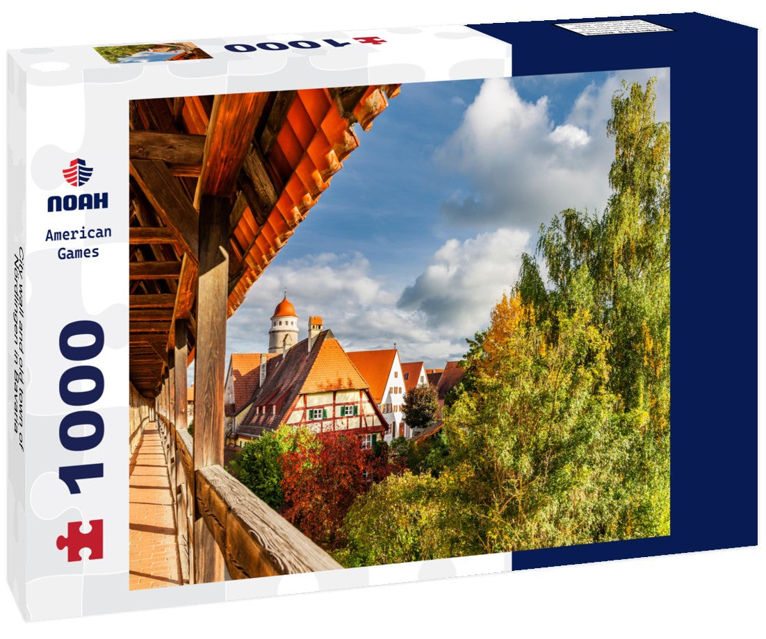 Noah Jigsaw Puzzle City wall and old town of Nördlingen in Bavaria 1000 pieces
