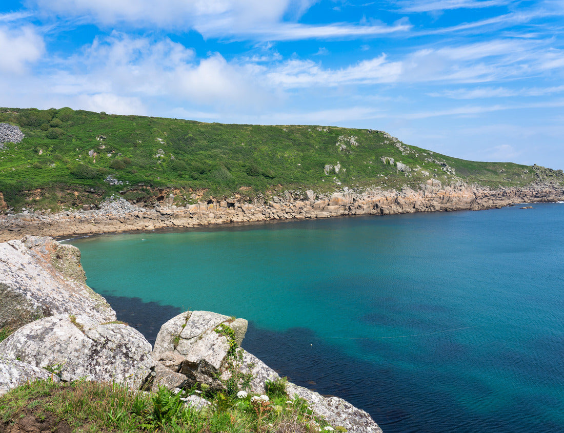 Noah Jigsaw Puzzle Lamorna Cove beach panorama in south Cornwall 1000 pieces