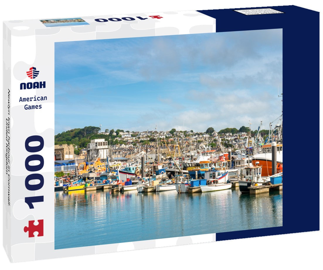 Noah Jigsaw Puzzle Newlyn town harbour in Cornwall. United Kingdom 1000 pieces