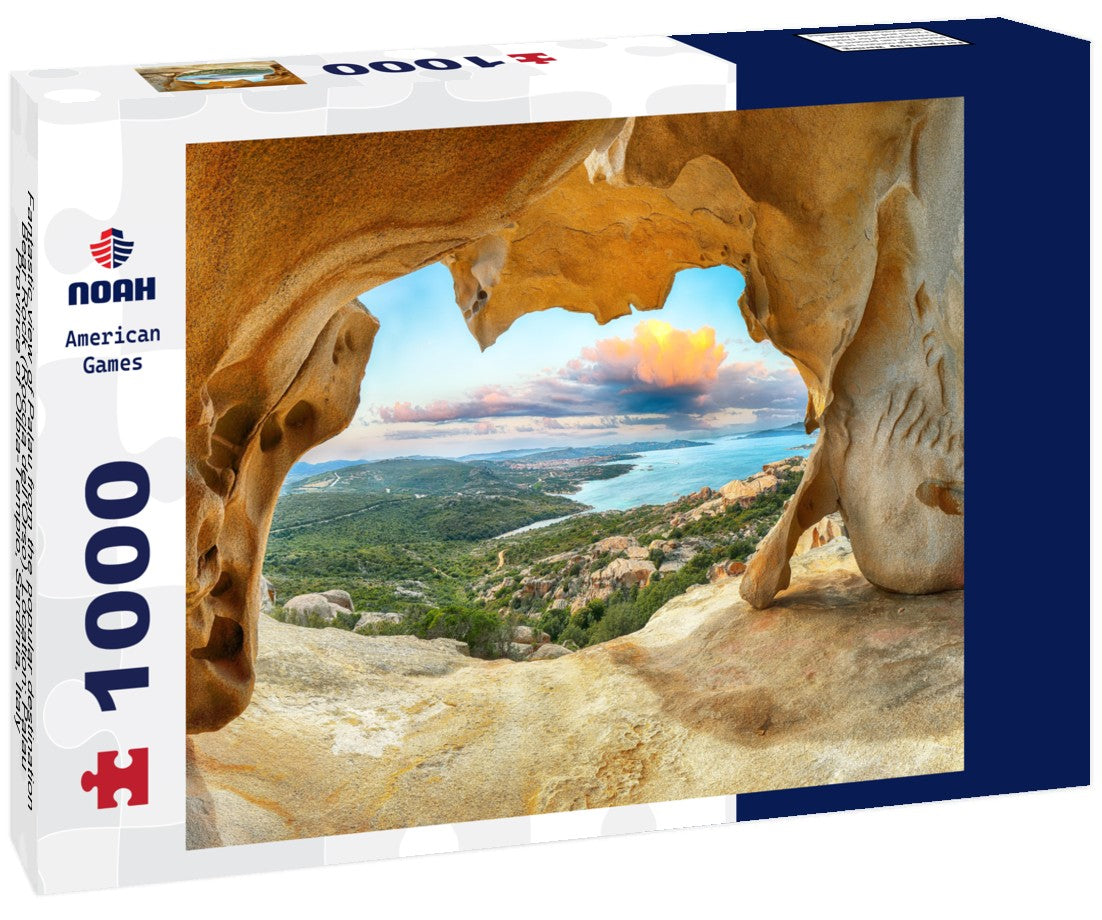 Noah Jigsaw Puzzle Fantastic view of Palau from the popular destination Bear Rock (Roccia dell'Orso). Location: Palau, Province of Olbia-Tempio, Sardinia, Italy 1000 pieces