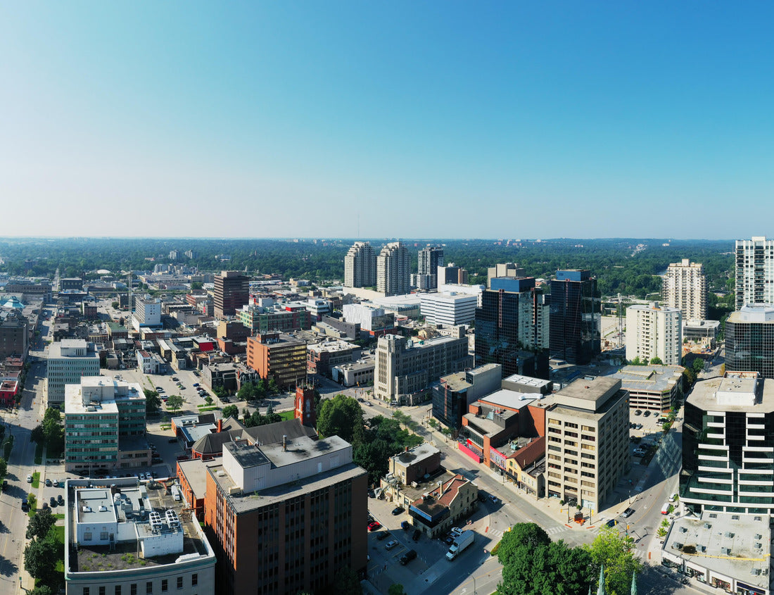 Noah Jigsaw Puzzle An aerial panorama of London, Ontario, Canada, downtown on a clear day 1000 pieces