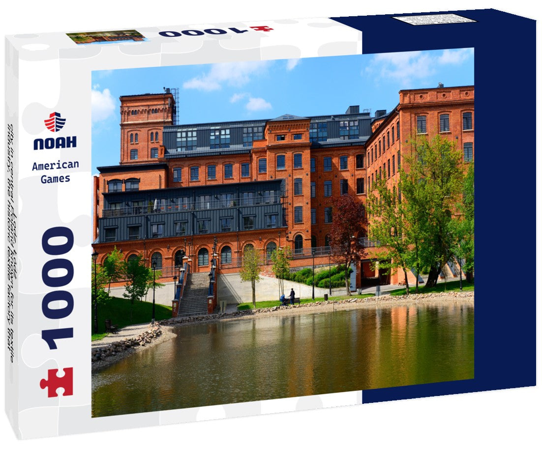 Noah Jigsaw Puzzle Lodz, Lódz - city in central Poland known for its textile industry, the historic textile factory that has been converted into apartments, Tymienieckiego Street, the former Scheibler factory 1000 pieces