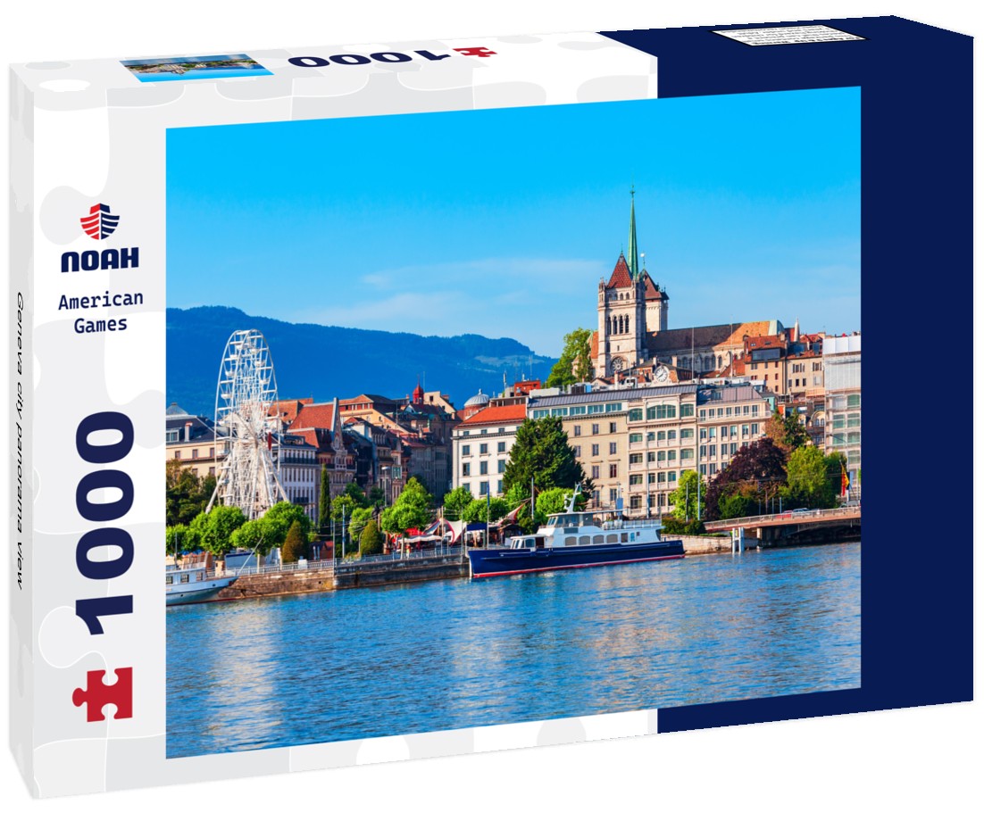 Noah Jigsaw Puzzle Geneva city panorama view 1000 pieces