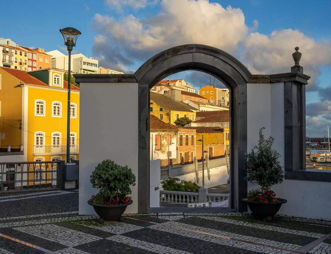 Noah Jigsaw Puzzle Angra do Heroísmo at sunset, historic town, capital of the Portuguese island of Terceira 1000 pieces