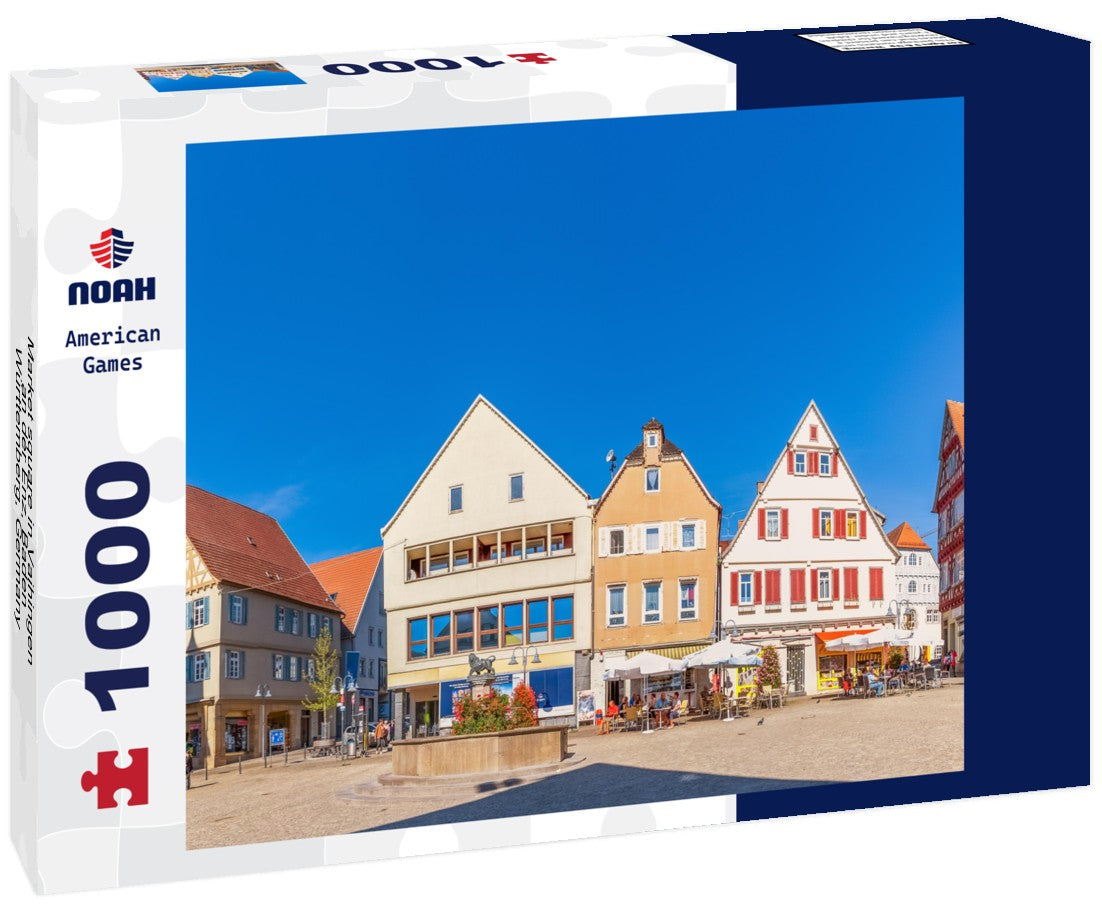 Noah Jigsaw Puzzle Market square in Vaihingen an der Enz, Baden-Württemberg, Germany 1000 pieces