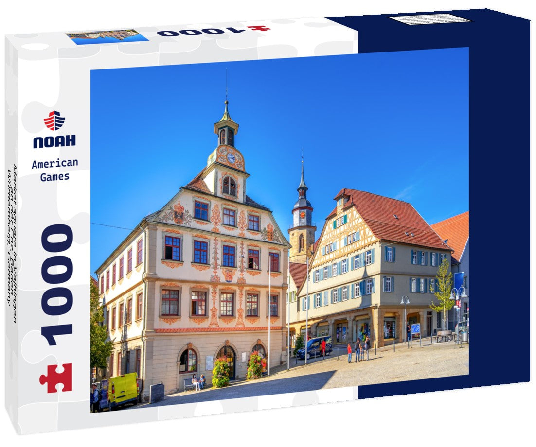 Noah Jigsaw Puzzle Market square in Vaihingen an der Enz, Baden-Württemberg, Germany 1000 pieces