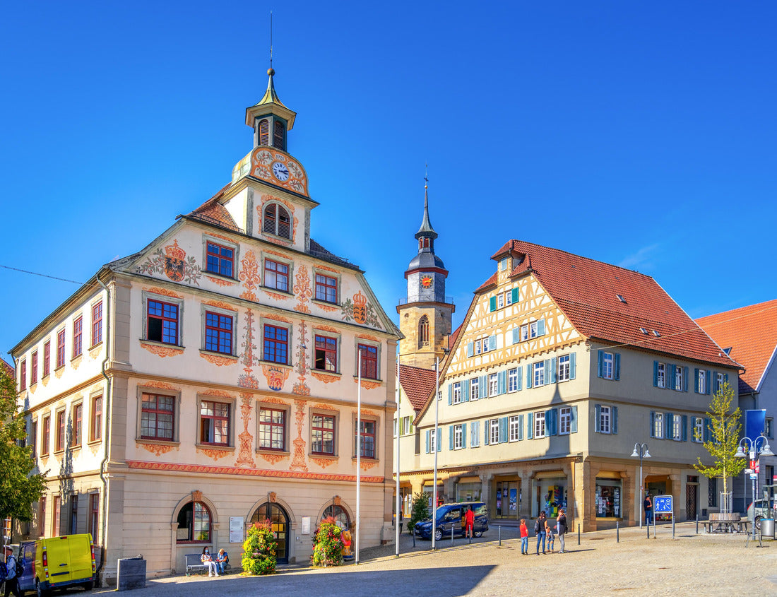 Noah Jigsaw Puzzle Market square in Vaihingen an der Enz, Baden-Württemberg, Germany 1000 pieces