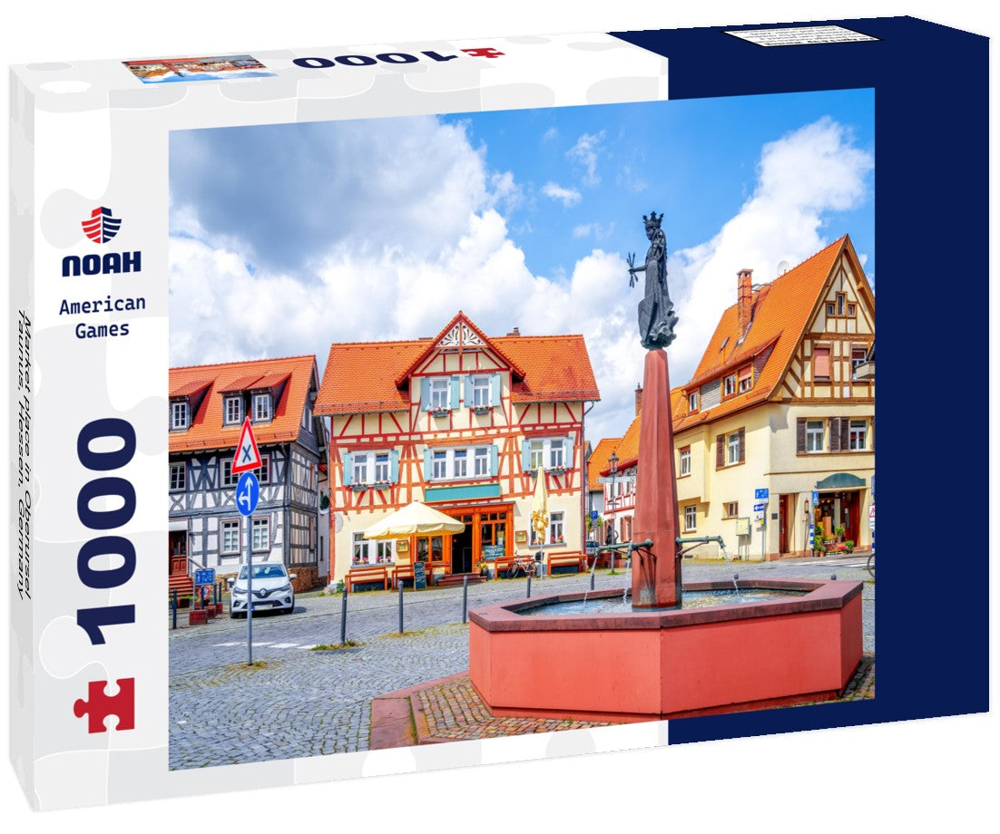Noah Jigsaw Puzzle Market place in Oberursel, Taunus, Hessen, Germany 1000 pieces