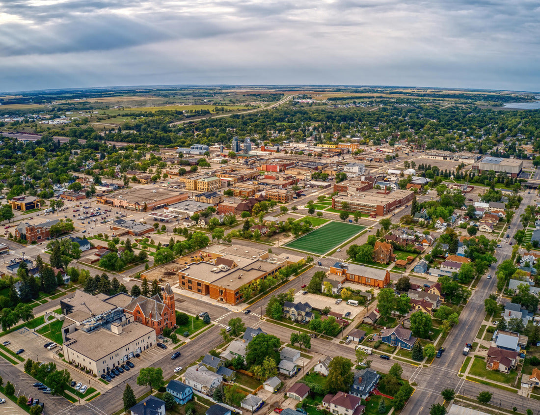 Noah Jigsaw Puzzle Aerial view of Jamestown, North Dakota along Interstate 94 1000 pieces
