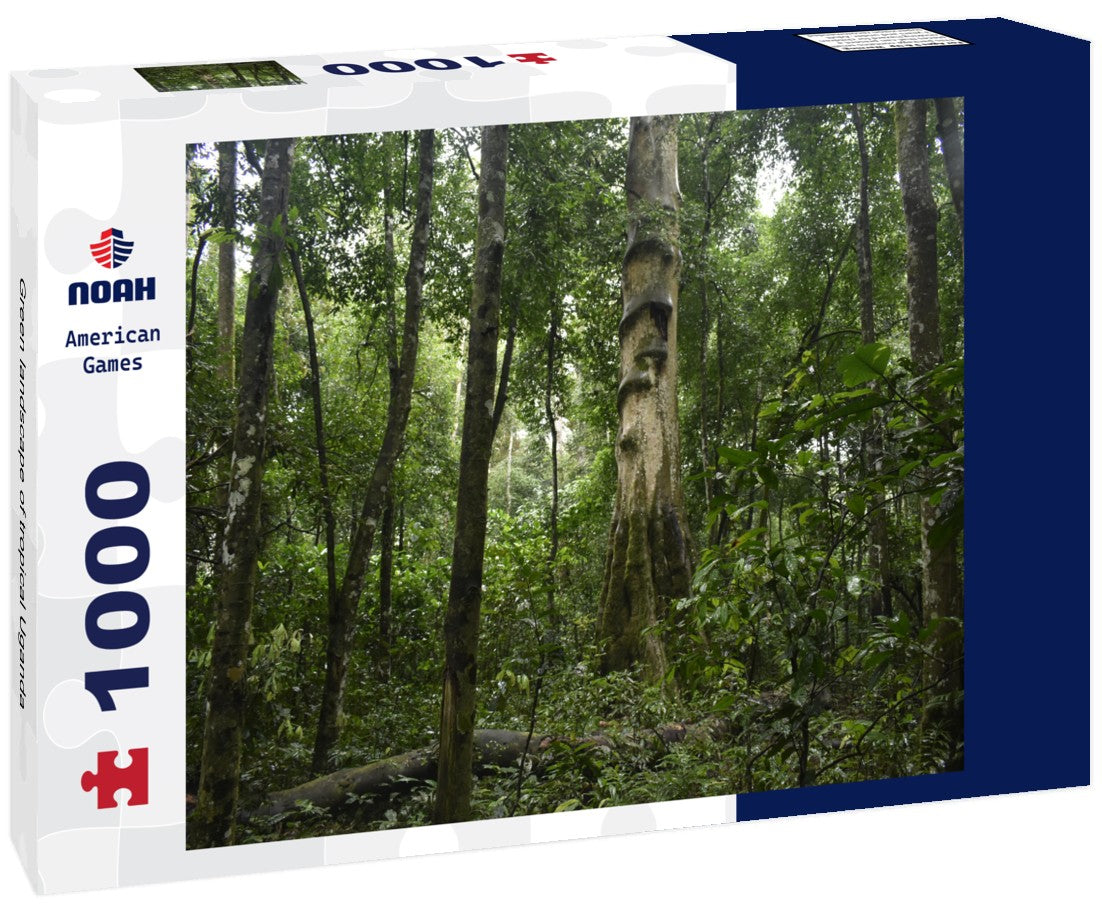 Noah Jigsaw Puzzle Green landscape of tropical Uganda 1000 pieces