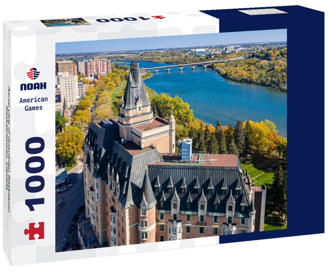 Noah Jigsaw Puzzle Aerial view of downtown Saskatoon, Saskatchewan, Canada 1000 pieces