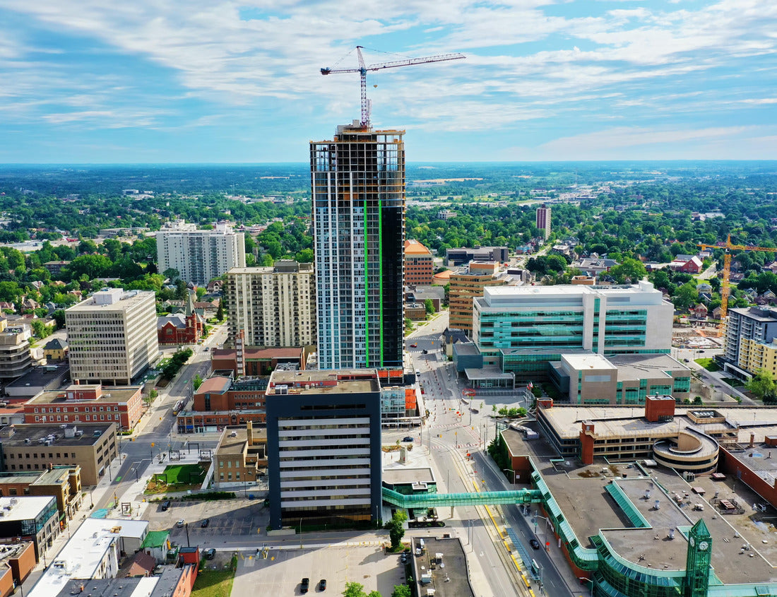 Noah Jigsaw Puzzle An aerial view of Kitchener, Ontario, Canada, on a beautiful morning 1000 pieces