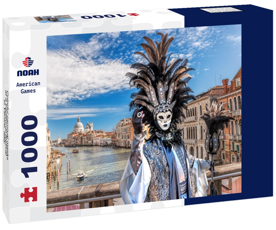 Noah Jigsaw Puzzle Colorful carnival masks at a traditional festival in Venice, Italy 1000 pieces