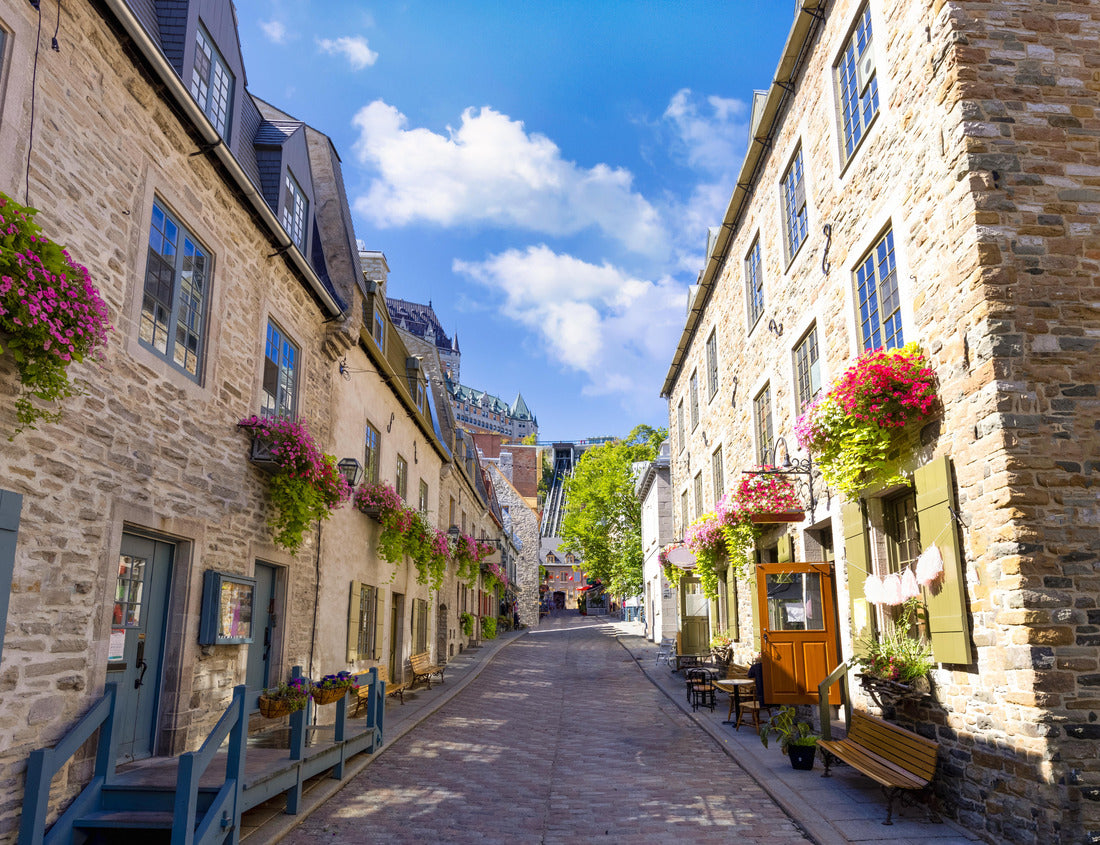 Noah Jigsaw Puzzle Canada, Old Quebec City tourist attractions, Petit Champlain lower town and shopping area 1000 pieces