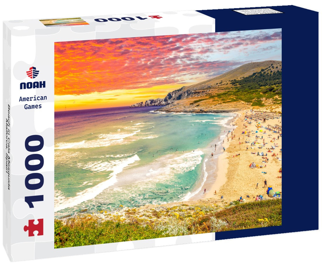 Noah Jigsaw Puzzle Beach in Cala Mesquida, Mallorca, Spain 1000 pieces