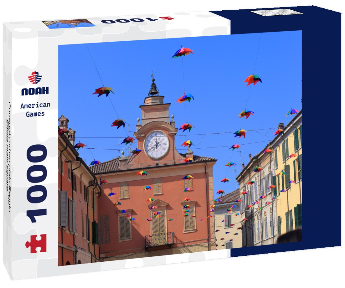 Noah Jigsaw Puzzle Correggio urban plain Reggio Emilia main square 1000 pieces