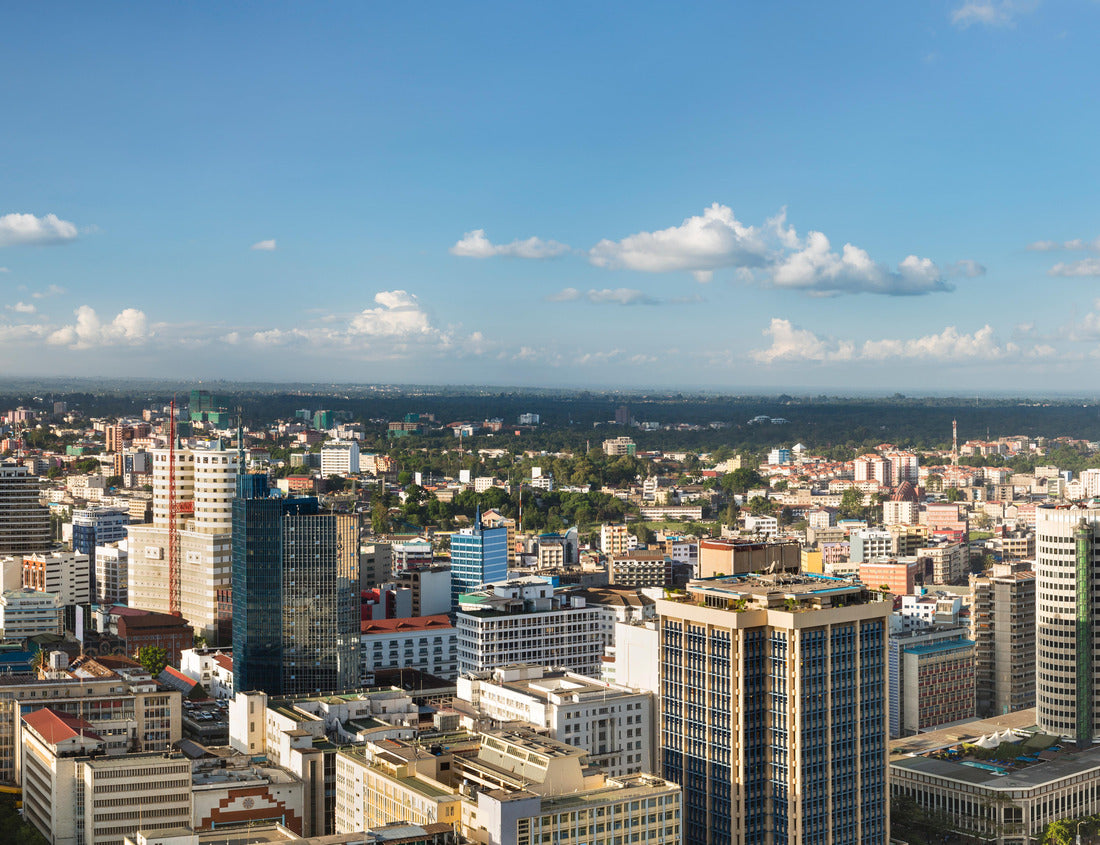 Noah Jigsaw Puzzle High angle view over the central business district of Nairobi, Kenya with blue sky 1000 pieces