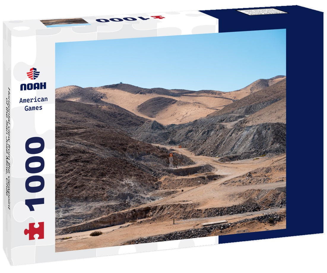 Noah Jigsaw Puzzle Horizontal view from the viewpoint of the San José Mine, Chile 1000 pieces