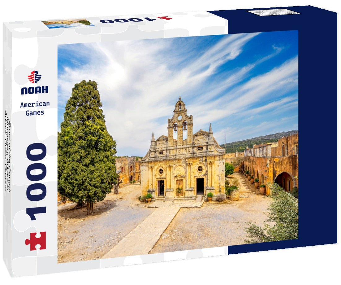 Noah Jigsaw Puzzle Front of the Church, Monastery Arkadi in Arkadi, Crete, Greece 1000 pieces