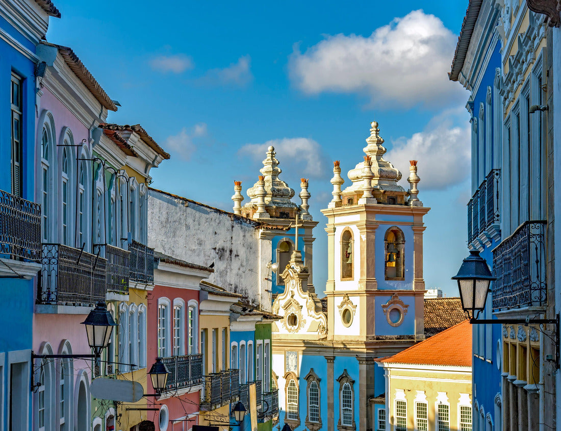 Noah Jigsaw Puzzle Facades of houses, towers and churches of the ancient district of Pelourinho in the beautiful city of Salvador, Bahia 1000 pieces