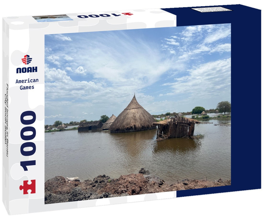 Noah Jigsaw Puzzle Flooded houses in Bentiu City South Sudan 1000 pieces