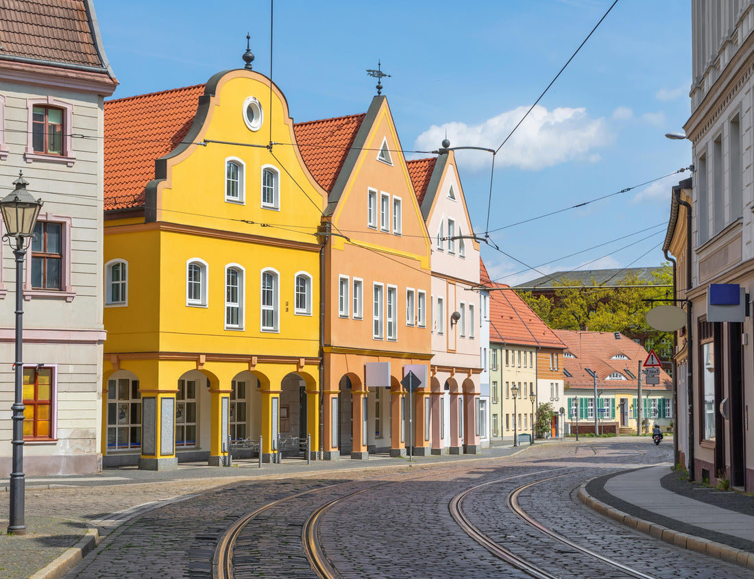 Noah Jigsaw Puzzle Cottbus, Germany. Old colorful houses on Sandower Straße in the historic center of the city 1000 pieces