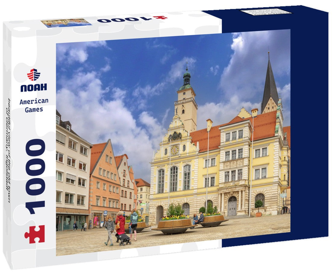 Noah Jigsaw Puzzle beautiful view of the old town of Germany, Ingolstadt 1000 pieces