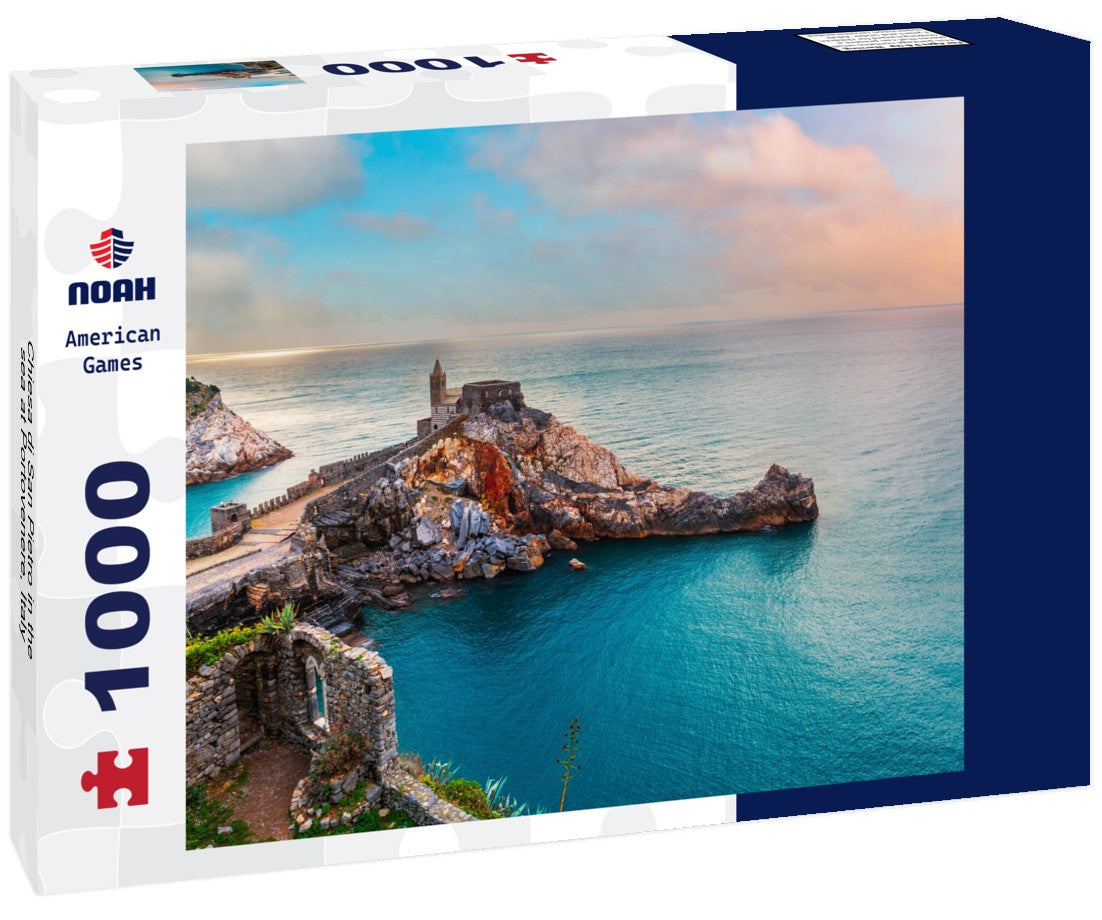 Noah Jigsaw Puzzle Chiesa di San Pietro in the sea at Portovenere, Italy 1000 pieces
