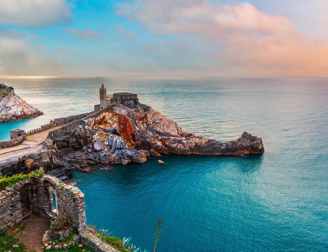 Noah Jigsaw Puzzle Chiesa di San Pietro in the sea at Portovenere, Italy 1000 pieces