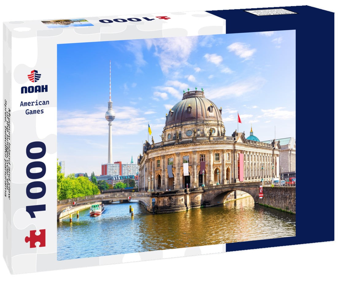 Noah Jigsaw Puzzle Museum Island and view of the bridge over the Spree, beautiful panorama of Berlin, Germany 1000 pieces