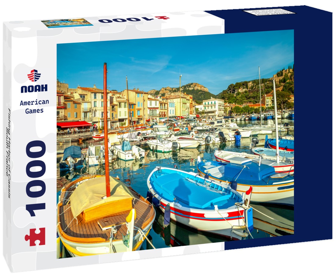Noah Jigsaw Puzzle Fishing Harbor of Cassis, South France 1000 pieces