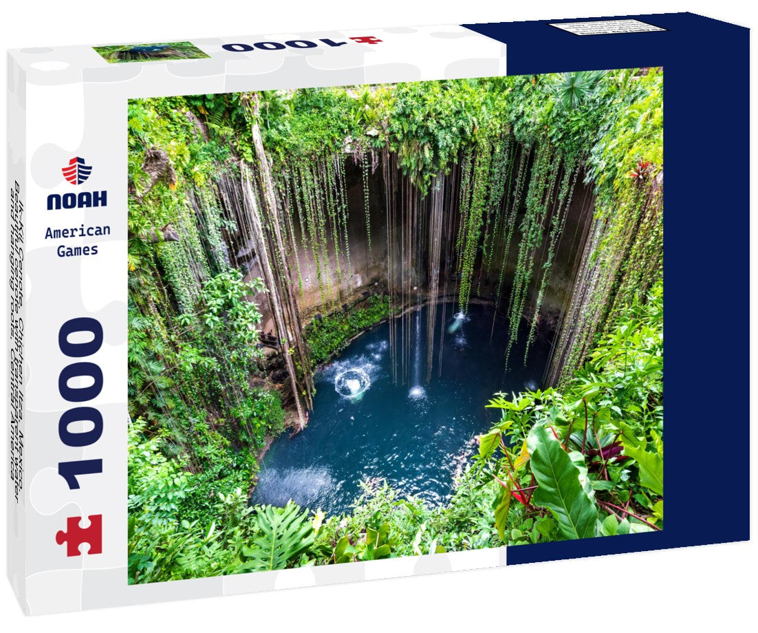 Noah Jigsaw Puzzle Ik-Kil Cenote, Chichen Itza, Mexico. Beautiful cenote with transparent water and hanging roots, Central America 1000 pieces