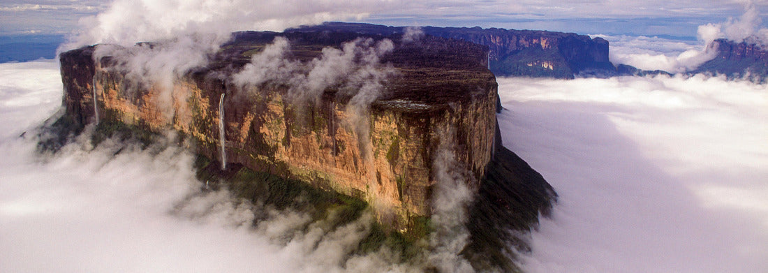 Noah Jigsaw Puzzle Man walking with yaks pulling a load on a farm, Trujillo state, Venezuela Panorama 1000 Pieces