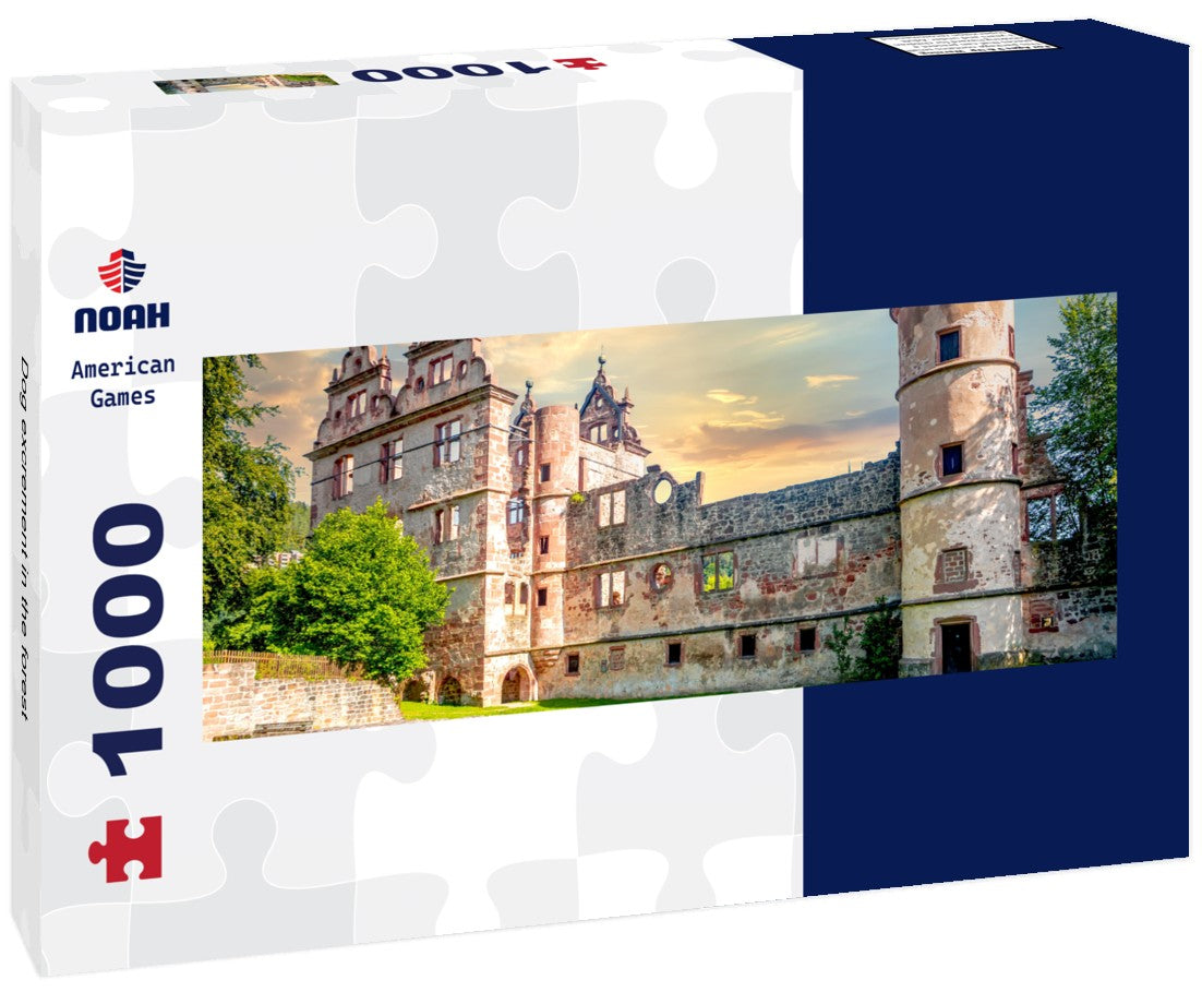 Noah Jigsaw Puzzle Dog excrement in the forest Panorama 1000 Pieces