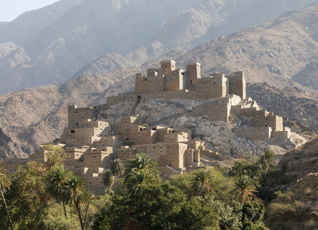 The village of Thee Ain in Al-Baha, Saudi Arabia is a unique heritage site that includes old archaeological buildings