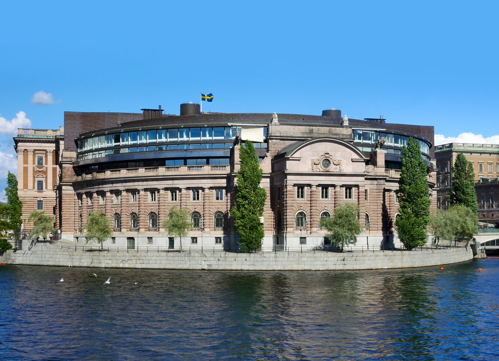 The parliament building (Riksdagen) , Stockholm, Sweden