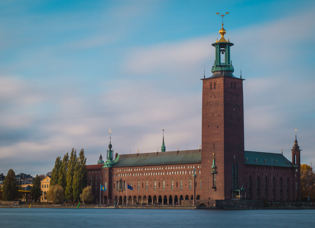 Beautiful Stockholm city hall castle