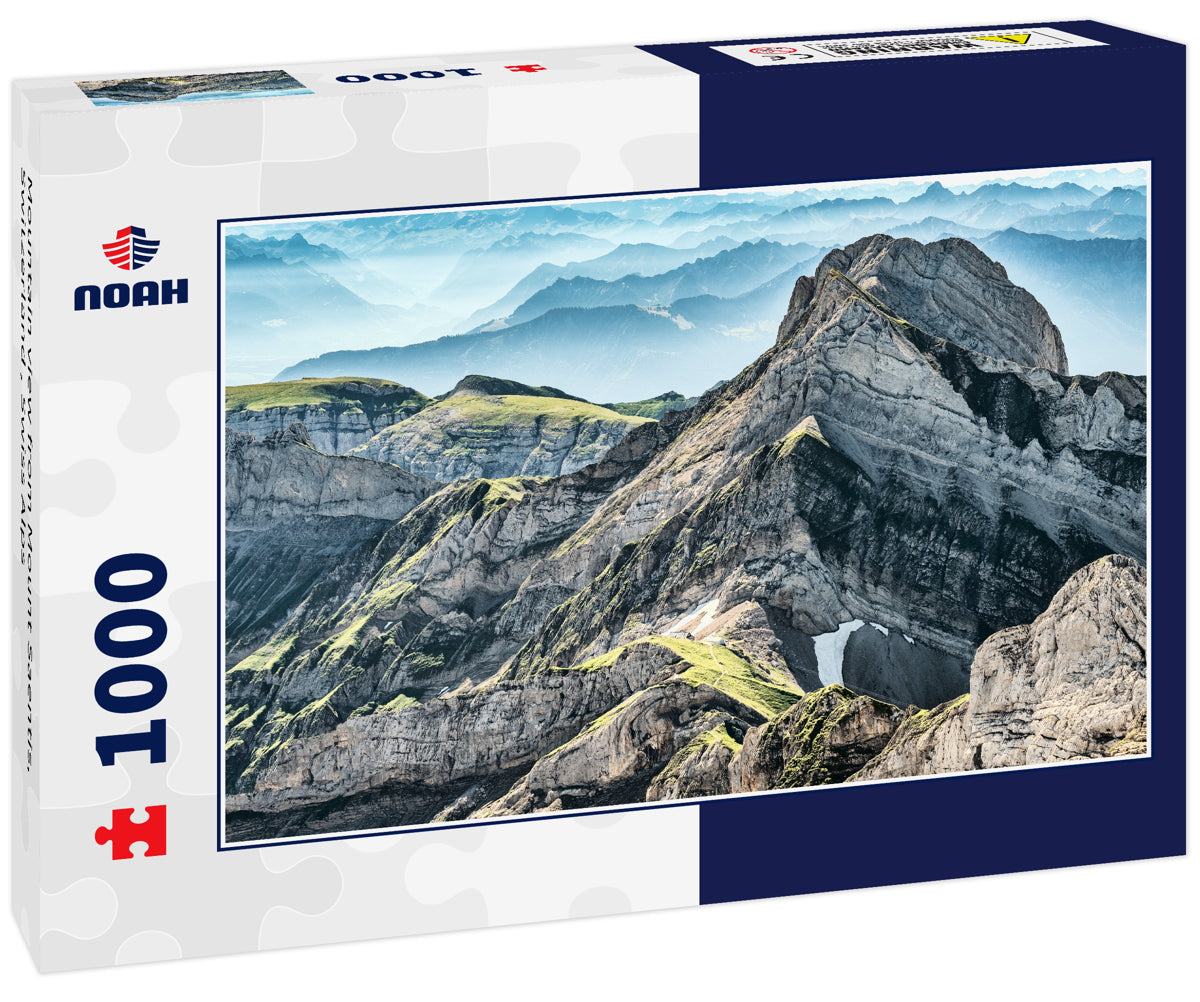 Mountain view from Mount Saentis, Switzerland , Swiss Alps